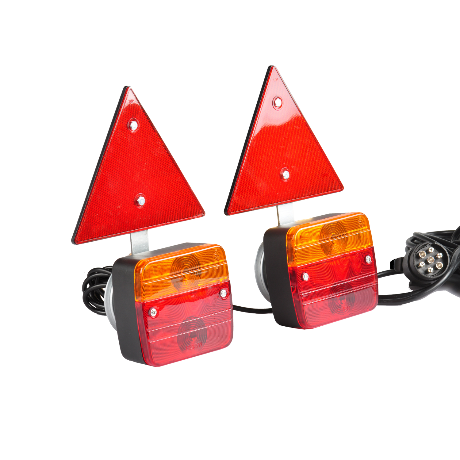 Magnetic Triangular Reflector Bracket Rear Lights