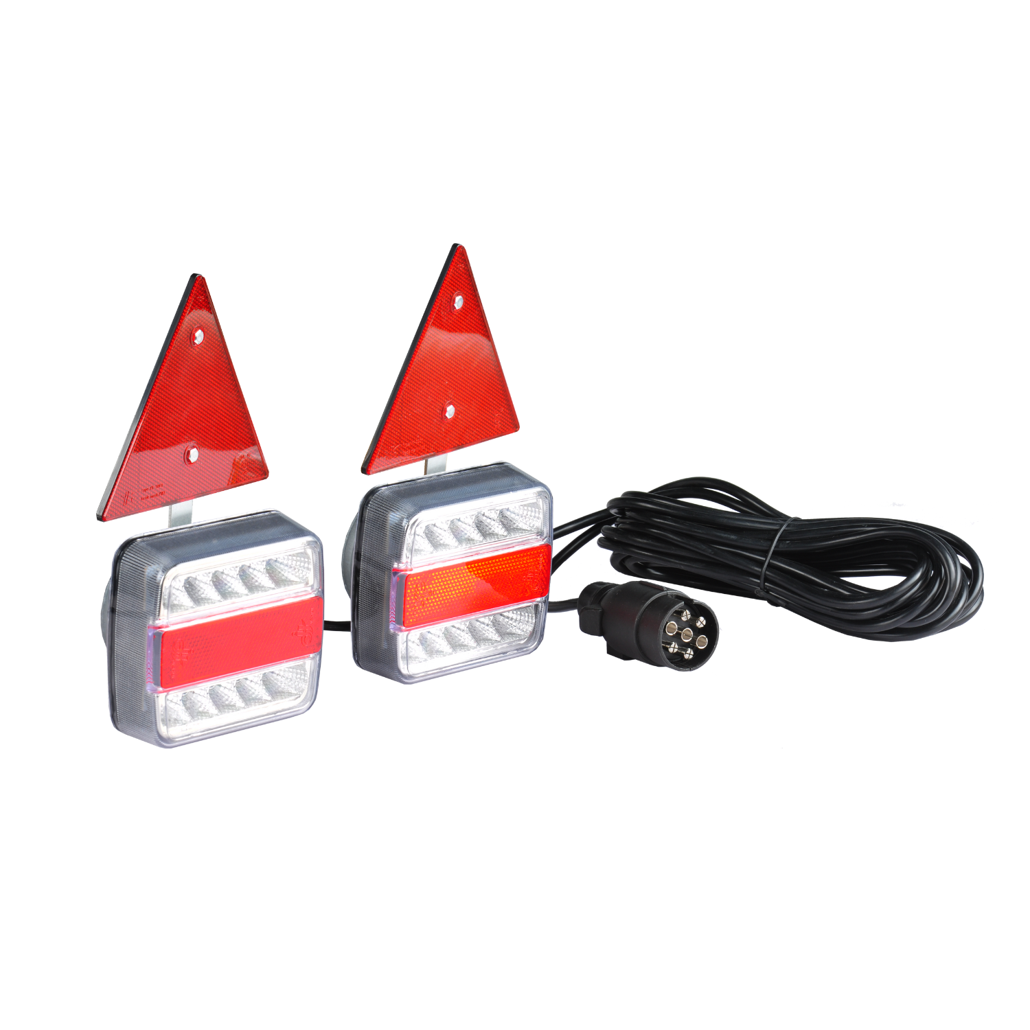 Magnetic Triangular Reflector Bracket Rear Lights